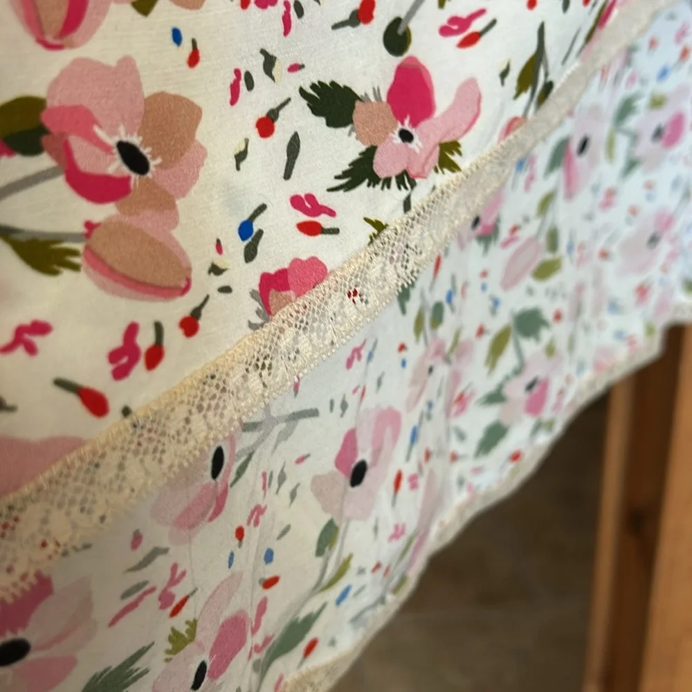 🇫🇷🇫🇷ZADIG & VOLTAIRE Paris Risty Anemone Floral Print Slip maxi hi low Dress - Picture 7 of 12